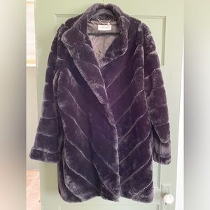 Calvin Klein Faux Fur Coat